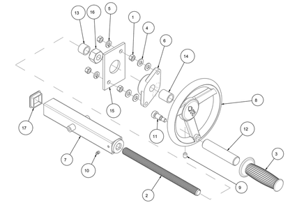 Section 07 Diagram and Parts List for MK-5010T 169331 MK Diamond Concrete Saw